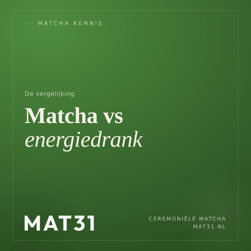 Matcha vs energiedrank: wat geeft je echt energie?